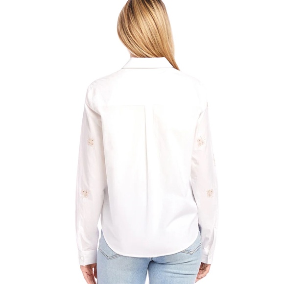 Karen Kane Embellished Shirt - Picture 2 of 12